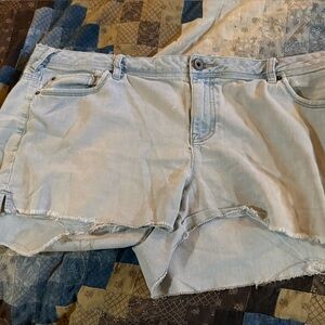 Route 66 Light Blue Denim Shorts